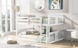 Full Over Full Bunk Bed with Ladder
