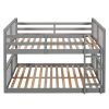 Full Over Full Bunk Bed with Ladder