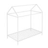 House Bed Frame Twin Size ;  Kids Bed Frame Metal Platform Bed Floor Bed for Kids Boys Girls No Box Spring Needed