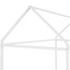 House Bed Frame Twin Size ;  Kids Bed Frame Metal Platform Bed Floor Bed for Kids Boys Girls No Box Spring Needed