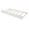 Full Size House Bed Wood Bed with Twin Size Trundle
