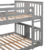 Full Over Full Bunk Bed with Ladder